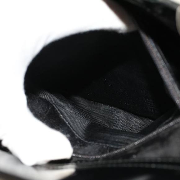 GUCCI Interlocking Hand Bag Patent leather Black 000.1013.0504 Auth fm2490 - Picture 11 of 16